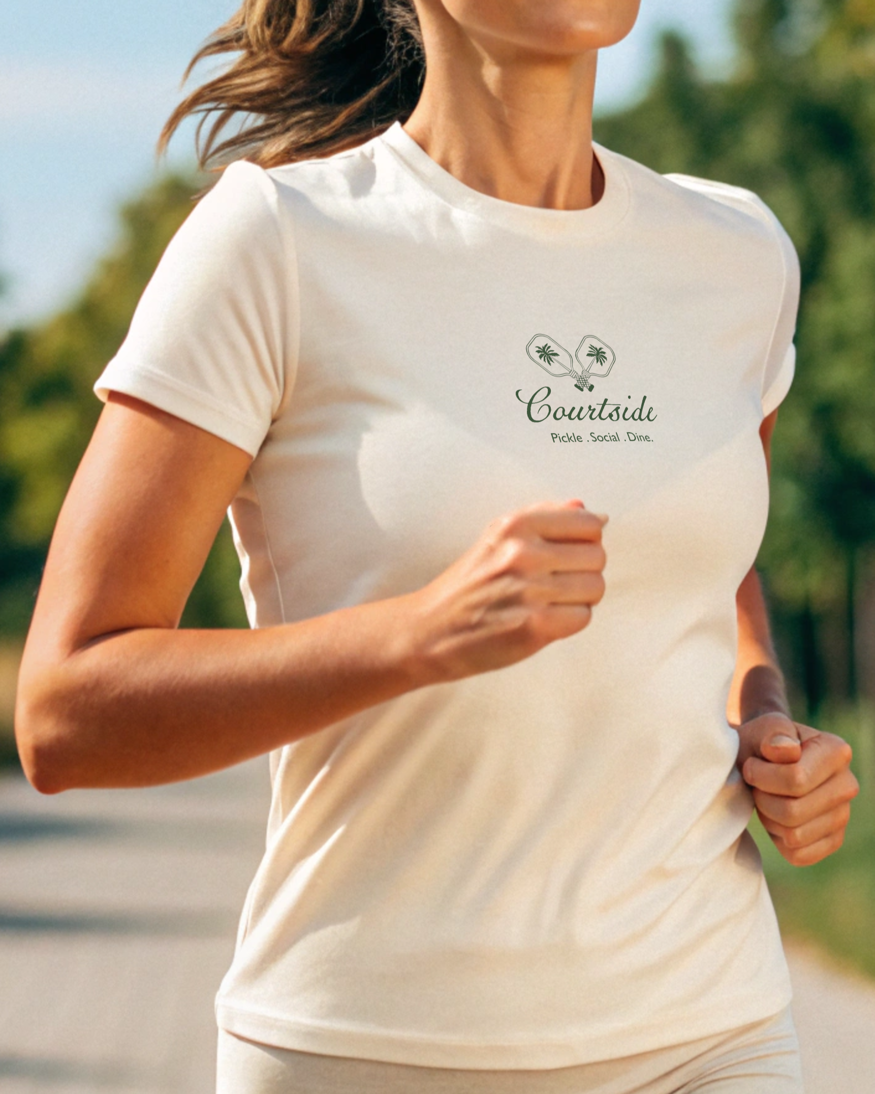 Courtside Pickleball - Unisex Classic Crew Tee