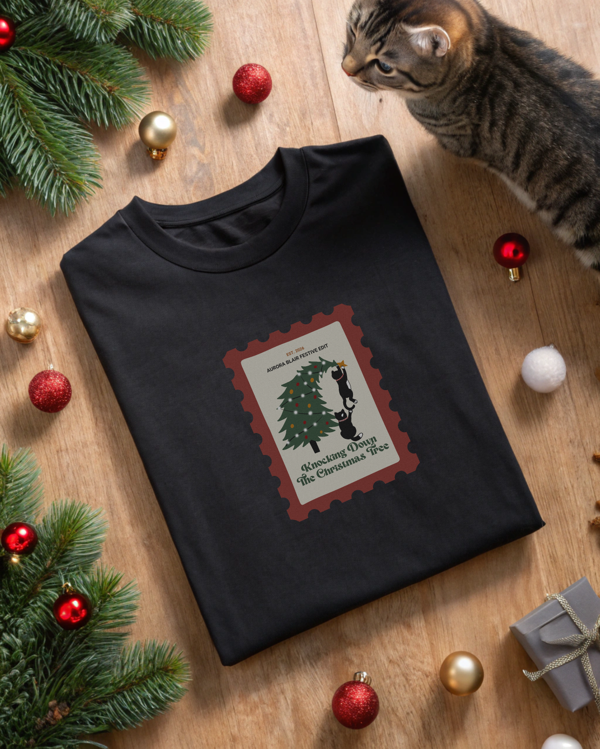 Knocking Down The Christmas Tree - Unisex Classic Crew Fit