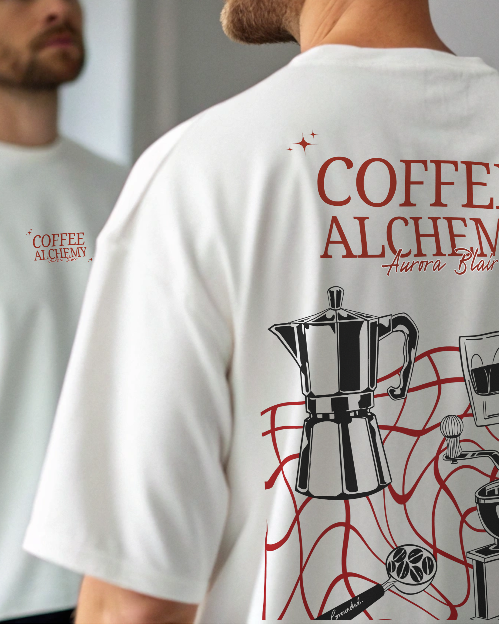 Coffee alchemy - Unisex Oversized Classic Tee