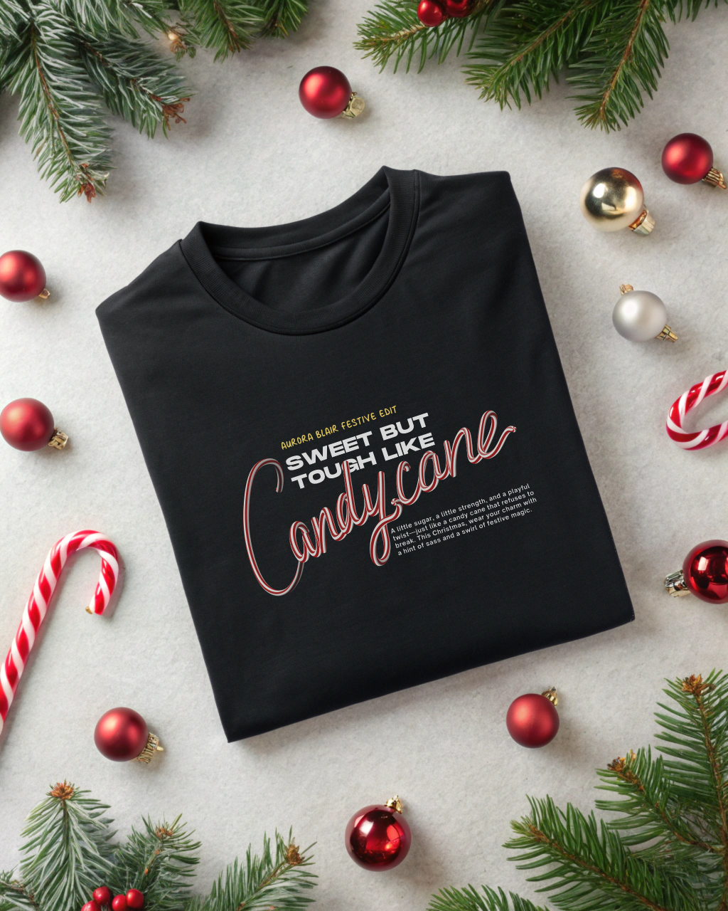 Tought But Sweet Like Candycane - Unisex Classic Crew Fit