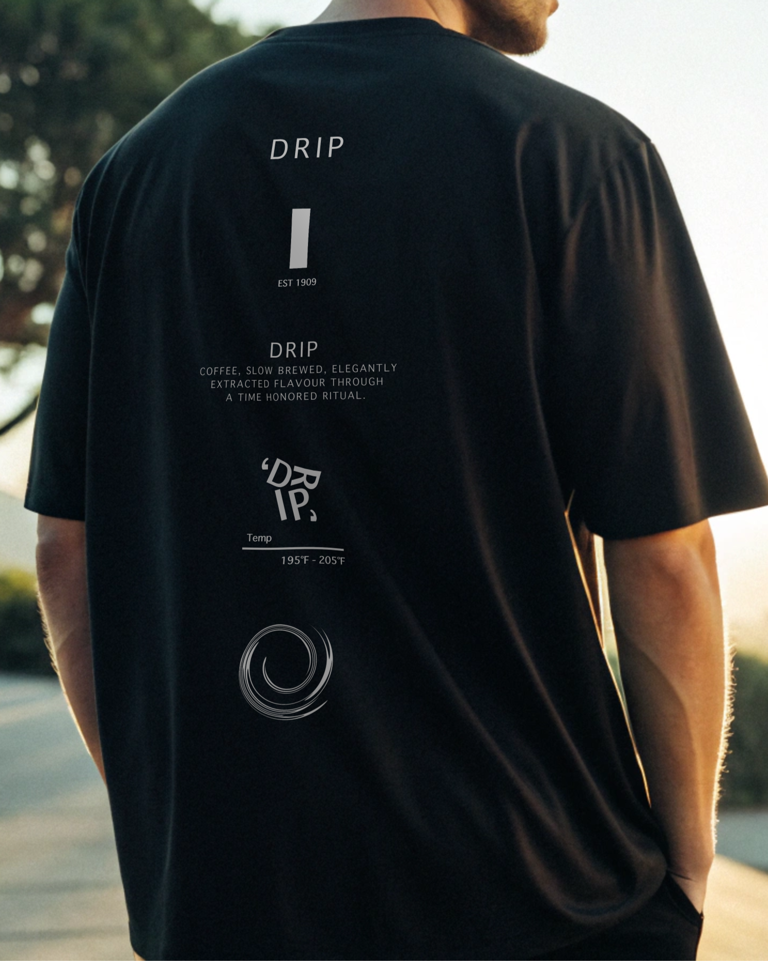 Drip Coffee - Unisex Oversized Classic Crew