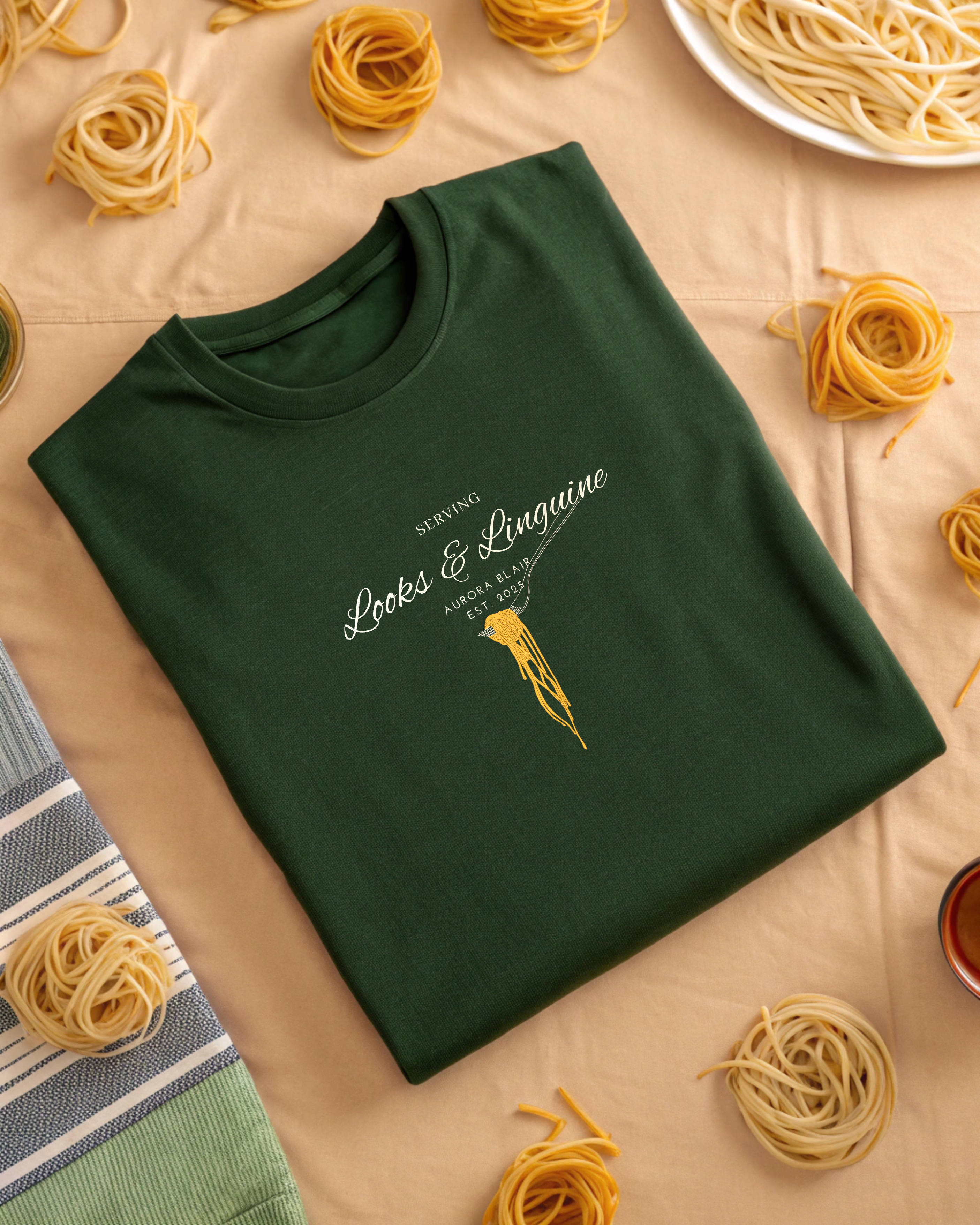 Pasta & Wine - Unisex Oversized Classic Tee