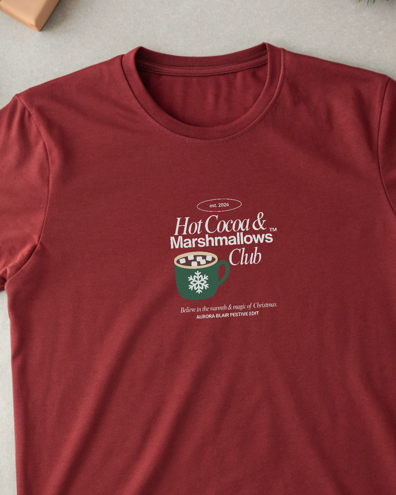 Hot Cocoa & Marshmallows - Unisex Classic Crew Fit
