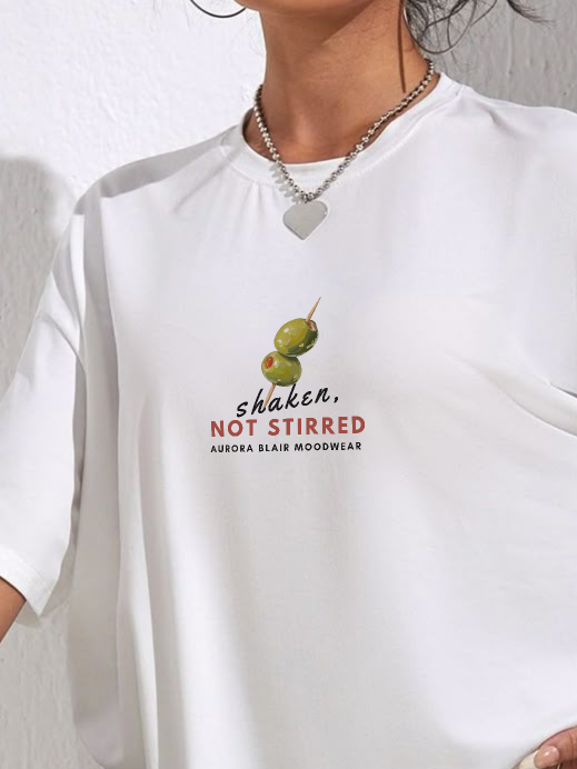Martini - Unisex Oversized Tee - 240 GSM