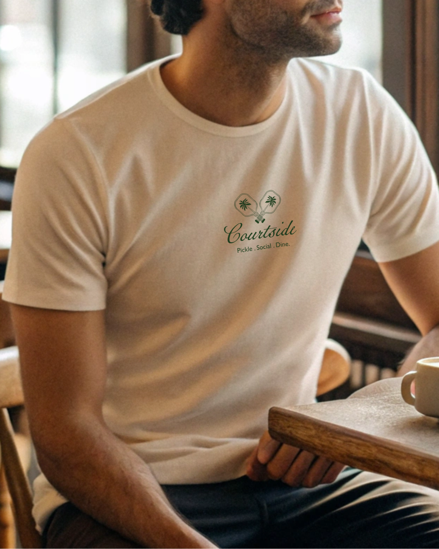 Courtside Pickleball - Unisex Classic Crew Tee