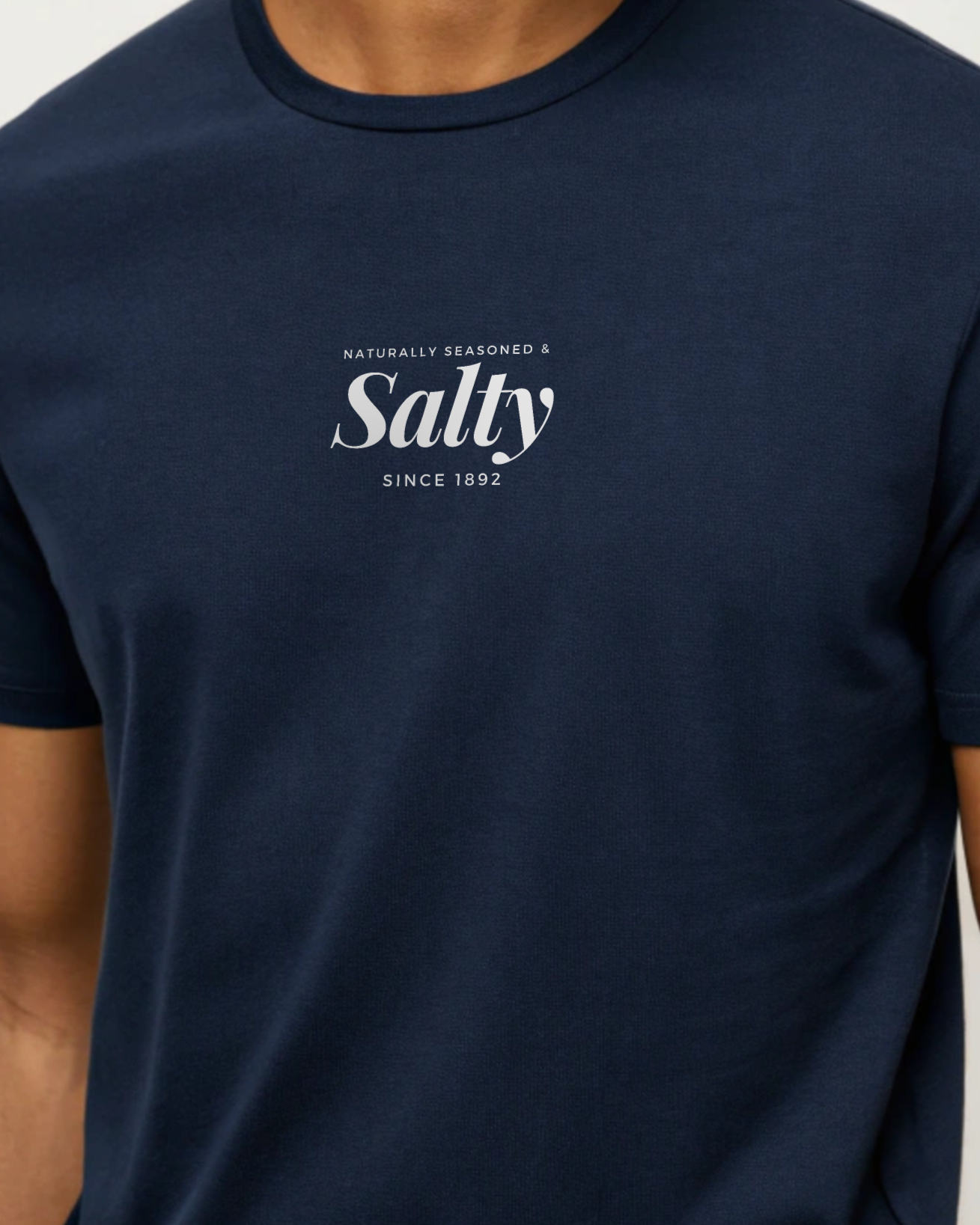 Sardines Navy Blue - Oversized Classic Tee