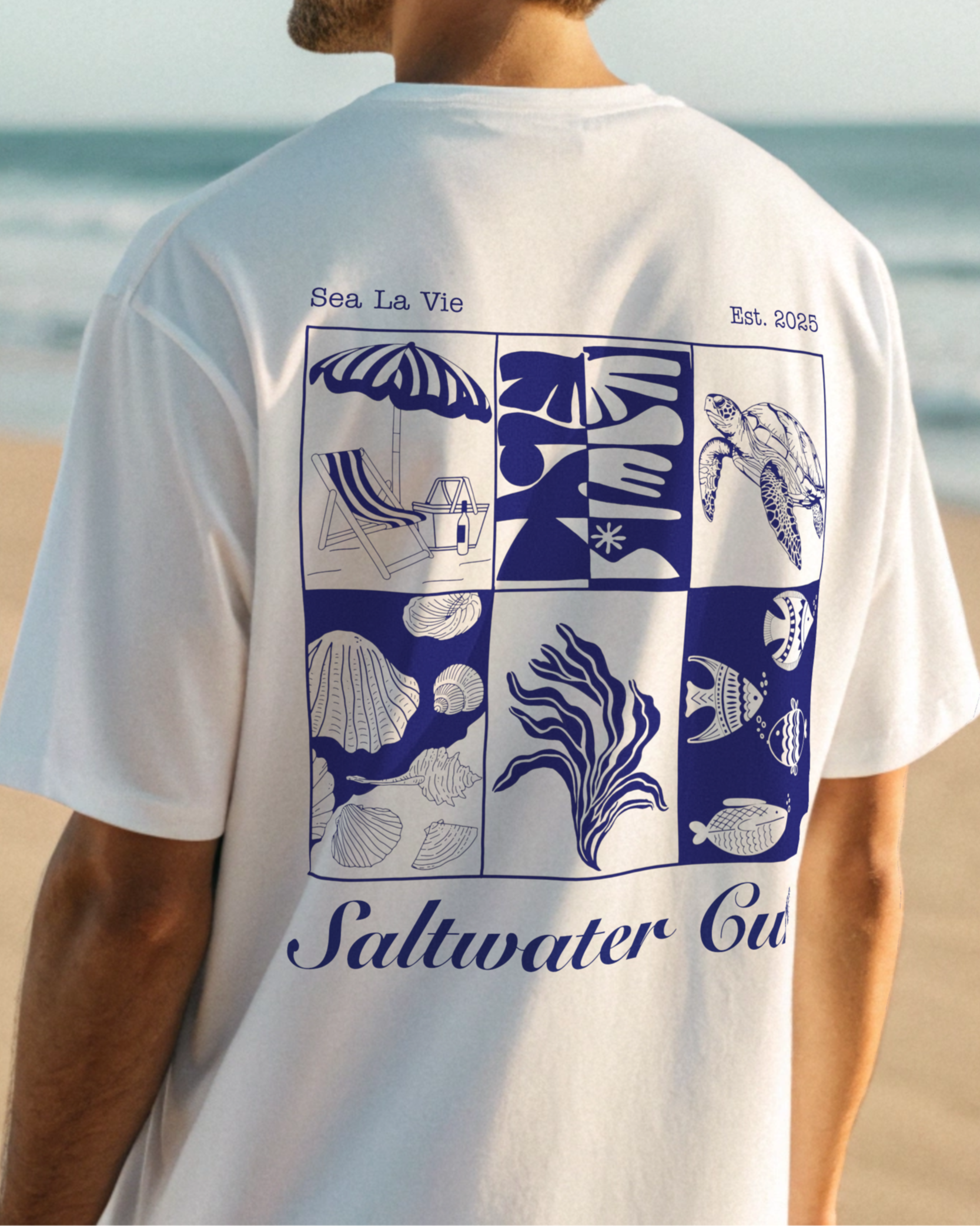 Saltwater Cure - Unisex Oversized Classic Tee