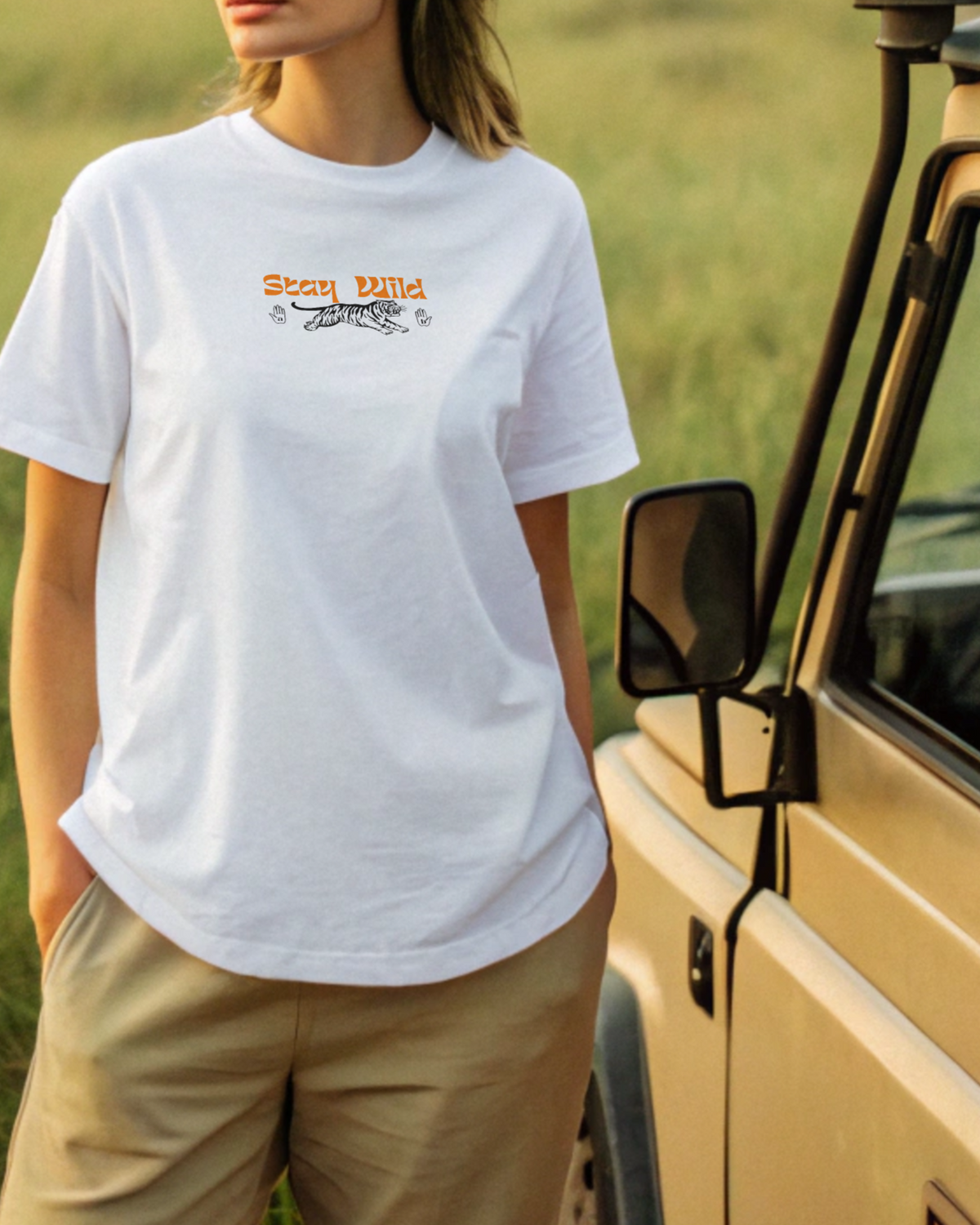 Stay Wild - Unisex Oversized Classic Tee