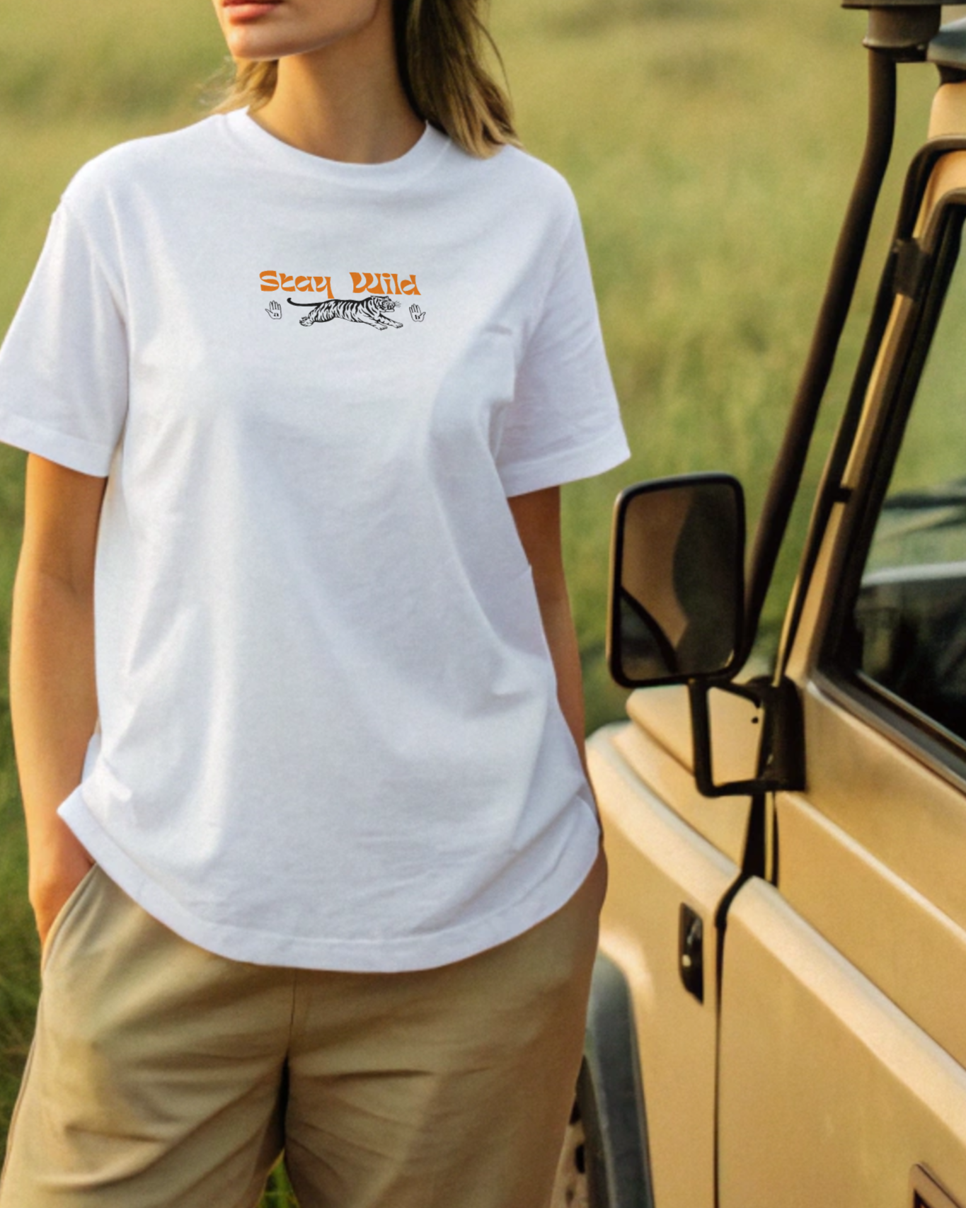 Stay Wild - Unisex Oversized Classic Tee